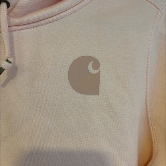 Carhartt Women's Soft Pink Hoodie - Picture 4 of 7